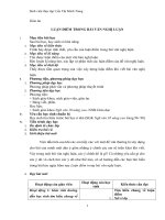 Giáo án luận điểm trong văn nghị luận, ngữ văn lớp 10