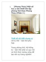 [Phong Thủy] Một số lưu ý cần thiết khi lập phòng thờ theo Phong Thủy (Phần 3 )