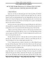 SKKN ĐỀ TÀI MỘT SỐ BIỆN PHÁP QUẢN LÝ CHỈ ĐẠO NÂNG CAO CHẤT LƯỢNG GIÁO DỤC Ở TRƯỜNG MẦM NON LIÊN THỦY