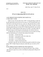 báo cáo  kết quả xây dựng trường THPT đạt chuẩn quốc gia