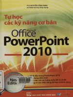Tự học các kỹ năng cơ bản Microsoft Office PowerPoint 2010 - cho người mới sử dụng