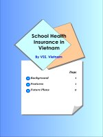 School health insurance in VN