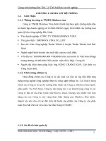 tóm tắt đồ án ”Xây dựng phần mềm quản lý bán háng cho công ty TNHH Shinhwa Vina