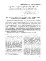 NGHIÊN CỨU XÂY DỰNG QUY TRÌNH PHÒNG TRỪ TỔNG HỢP    SÂU BỆNH HẠI TRÊN CÂY HÀNH TÍM TỪ SẢN XUẤT TỚI    BẢO QUẢN SAU THU HOẠCH TẠI VĨNH CHÂU, SÓC TRĂNG