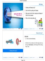Bài giảng Quảng cáo hiển thị