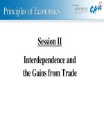 Interdependence and the gains from trade