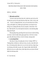 Sáng kiến kinh nghiệm phương pháp tổng quát để giải một bài toán bằng máy tính