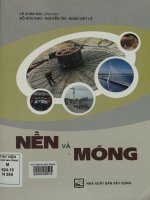 Giáo trình Nền và móng