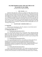 POLYMER DENDRITIC được TỔNG hợp TRÊN cơ sở POLYESTER và POLYAMINE