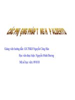 Silde bài giảng   các phương pháp tổng hợp aldehyd