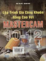 Lập trình gia công khuôn nâng cao với Mastercam 10 và 12