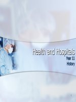 Presentation Health and hospitals