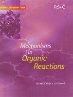 Mechanisms in organic reaction RSC