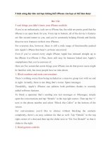 Học tiếng anh qua báo 5 tính năng độc đáo mà bạn không biết iphone của bạn có thể làm được