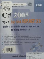 C# 2005. Tập 5. Lập trình ASP.NET 2.0 - Quyển 2 - Điều khiển trình chủ đặc biệt và đối tượng ASP.NET 2.0