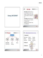 Bài giảng Mô học  Chương 3: Mô liên kết