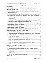 Thực tế công tác kế toán tại Công ty CP Phát triển Thương mại Hà Nội