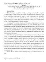 sáng kiến kinh nghiệm MỘT SỐ BIỆN PHÁP GIÚP TRẺ HỌC TỐT MÔN PHƯƠNG PHÁP TẠO HÌNH TRONG TRƯỜNG MẦM NON.