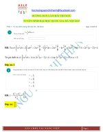 Hướng dẫn làm bài thi tuyển sinh đại học quốc gia hà nội 2015 phần 1