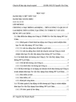 Hoàn thiện kế toán tiền lương và các khoản trích theo lương tại Công ty Trách nhiệm hữu hạn Tư vấn Xây dựng giao thông 307 Lai Châu