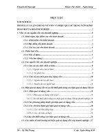 Giải pháp nâng cao hiệu quả sử dụng vốn tại Công ty TNHH Dịch vụ Công Nghệ và Viễn Thông