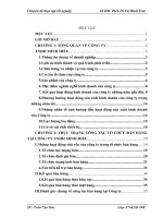 Hoàn thiện hoạt động bán hàng nhằm đẩy mạnh tiêu thụ sản phẩm thức ăn chăn nuôi gia súc tại công ty TNHH Minh Hiếu-Hưng Yên