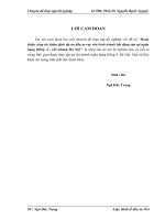 Hoàn thiện công tác thẩm định dự án đầu tư vay vốn kinh doanh bất động sản tại ngân hàng Đông Á - chi nhánh Hà Nội