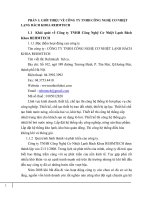 Báo cáo thực tập ngành quản trị văn phòng Công ty TNHH Công Nghệ Cơ Nhiệt Lạnh Bách Khoa REHMTECH