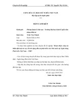 Thẩm định dự án vay vốn tín dụng đầu tư phát triển tại Ngân hàng VDB