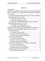 Hoàn thiện hạch toán bán hàngvà xác định kết quả kinh doanh tại Công ty Cổ phần xây dựng thương mại dịch vụ Lan Anh