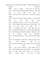 Học tiếng anh qua báo Quốc gia nào có nền kinh tế lớn nhất