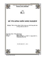 Sáng kiến kinh nghiệm Một số biện pháp chỉ đạo nâng cao chất lượng giáo dục ở trường mầm non Ba Vì