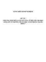 SKKN Phương pháp rèn luyện kĩ năng vẽ biểu đồ cho học sinh lớp 9 ở trường trung học cơ sở Phong Thạnh Đông