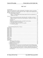 Một số giải pháp nhằm đẩy mạnh tiêu thụ sản phẩm dây và cáp điện ở công ty TNHH TM PHƯƠNG DUNG