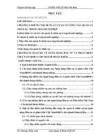 Một số giải pháp hoàn thiện công tác quản lý nhân sự tại ngân hàng Đầu tư và phát triển Việt Nam(BIDV) chi nhánh Hoàn Kiếm