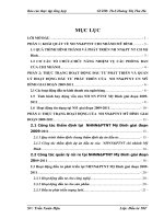 Một số giải pháp nhằm tăng cường hoạt động đầu tư và quản lý hoạt động đầu tư phát triển tại NH NN&PTNT chi nhánh Mỹ Đình