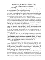 Sáng kiến kinh nghiệm MỘT SỐ BIỆN PHÁP NÂNG CAO CHẤT LƯỢNG CHO TRẺ 4-5 LÀM QUEN VĂN HỌC