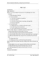 Đề án Lý thuyết tài chính tiền tệ - hướng tới tự do hoá lãi suất