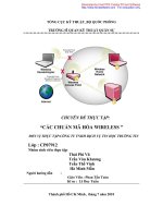 chuyên đề thực tập các chuẩn mã hóa wireless