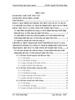 Hoàn thiện kế toán tập hợp chi phí sản xuất và tính giá thành sản phẩm tại Công ty TNHH XNK Dệt May & TCMN Việt Nam