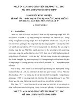 sáng kiến kinh nghiệm ĐẨY MẠNH ỨNG DỤNG CÔNG NGHỆ THÔNG TIN TRONG DẠY HỌC MÔN TOÁN LỚP 3.DOC