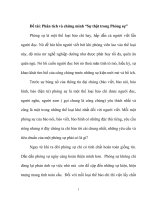 Phân tích và chứng minh Sự thật trong Phóng sự