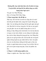 Hướng dẫn  học sinh khai thác yếu tố miêu tả trong Truyện Kiều củaNguyễn Du nhằm nâng cao chất lượng môn Ngữ văn 9