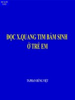 Slide đọc X quang tim bẩm sinh ở trẻ em, TS. Phan Hùng VIệt