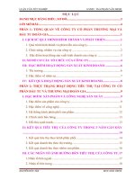 Một số giải pháp đẩy mạnh hoạt động tiêu thụ tại công ty cổ phần đầu tư và thương mại Đoàn Gia