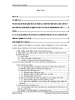 Hoàn thiện công tác hạch toán lưu chuyển hàng hoá và xác định kết quả tiêu thụ hàng hoá tại Công ty Vận tải và Dịch vụ Petrolimex Hà Tây