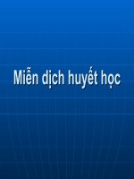 Slide Miễn dịch huyết học