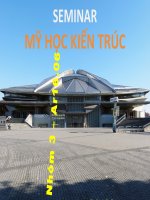 Mỹ học kiến trúc  Khách sạn Metropole  KTS. Fumihiko Maki