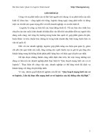 Quy hoạch mạng lưới các cơ sở logistic, Liên hệ thực tiễn mạng lưới cơ sở logistics của hệ thống siêu thị BigC