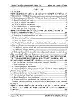 Kế toán chi phí sản xuất và tính giá thành sản phẩm tại Công ty  Cổ phần xây dựng và Thương mại Việt Long